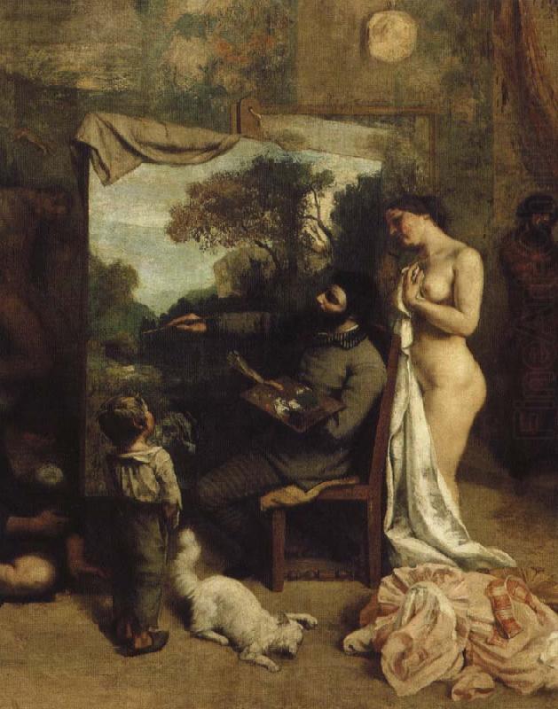 ateljen, Gustave Courbet